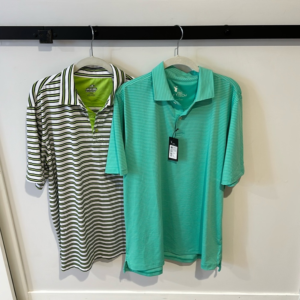 Pair of Men’s Golf Shirts, size L